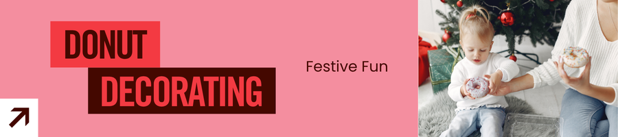 Website Banner Donut Decorating